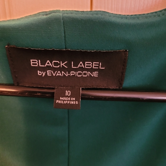 Evan Picone- Black Lable women's dress, dark green, size 10. - Picture 3 of 3